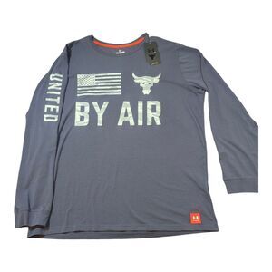 Under Armour Project Rock Veterans Day By Air Men's Long Sleeve Shirt 2XL